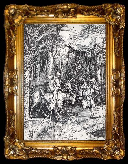 framed  Albrecht Durer The Flight into Egypt, ta009-2